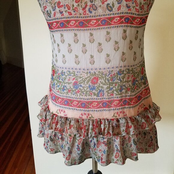 Solitaire Tank style shear beaded top sz M - Picture 6 of 6